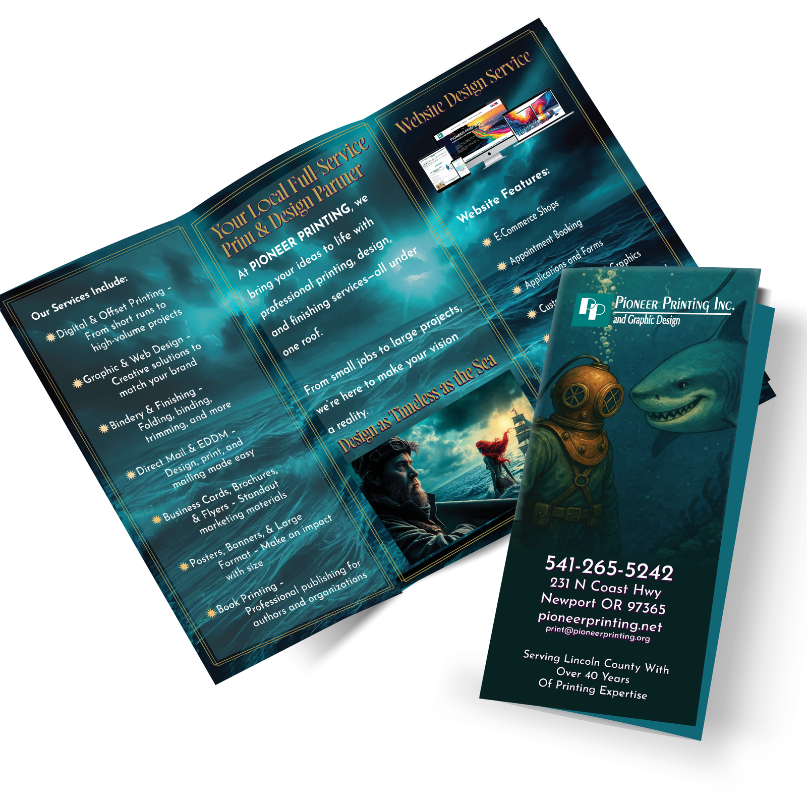 Brochure Printing in Newport Oregon, Flyer Printing in Newport Oregon